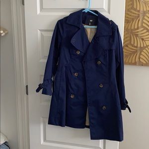 H&M Navy Trench Coat